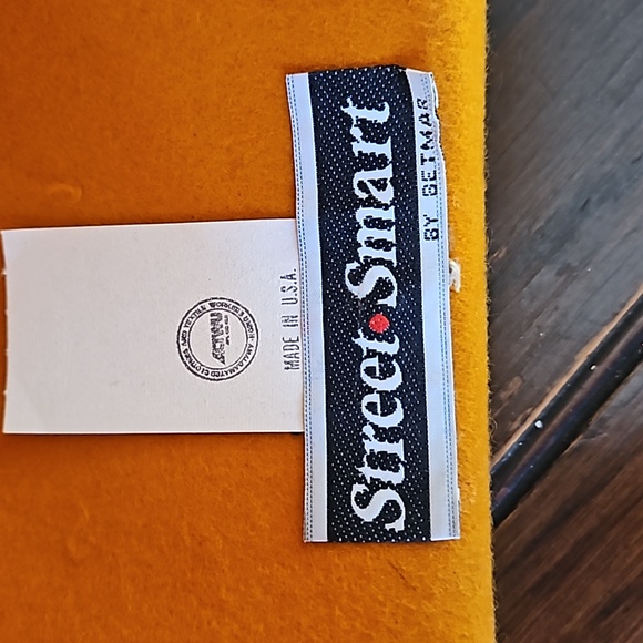 GOLD BLACK ZIPPER HAT Street Smart BY BETMAR Made‎ in USA